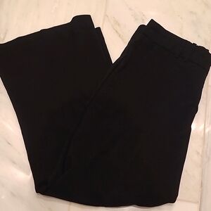 H&M black wide leg pants size 12